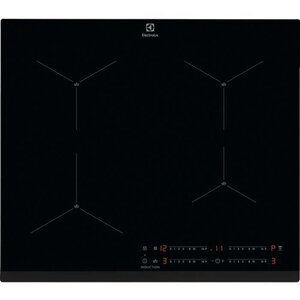 Plaque de cuisson induction - ELECTROLUX - 4 zones - 59x52cm - EIS62443 - 7200W - Technologie SenseBoil - 4 boosters - Noir