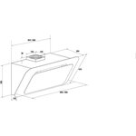 Hotte murale BRANDT BHV6661B L 60 cm - Noir - Évacuation / Recyclage - 524 m3 air/h - 61dB - 3 vitesses