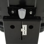 vidaXL Siège de tracteur avec suspension Noir