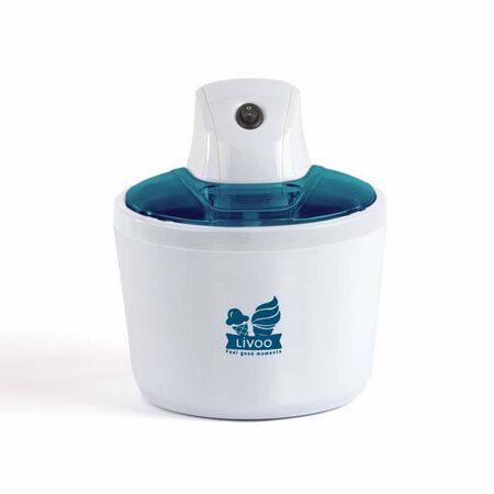 LIVOO DOM147B Sorbetiere - Dom147B- Capacite 1,2 L - Blanc