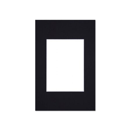 Passe partout standard noir pour cadre et encadrement photo - Nielsen - Cadre 18 x 24 cm - Ouverture 9 x 14 cm