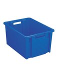 (BAC GERB EMBOITABLE BLEU 54L) Bac gerbable et emboîtable couleur BLEU 520 X 375 X 297mm