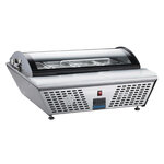 Vitrine froide à ingrédients self service - polar - r600a - inox67 767x612x328mm
