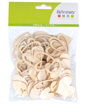 Coeur en bois 129 pièces