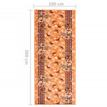 vidaXL Tapis BCF Terre cuite 100x300 cm