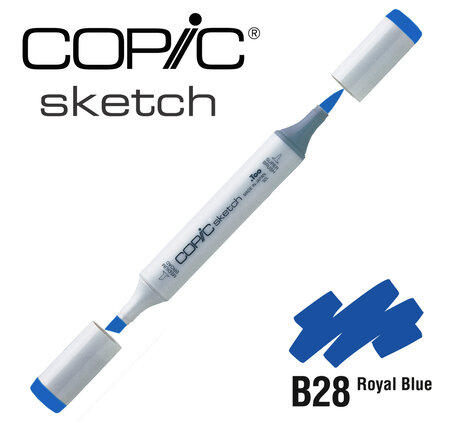 Marqueur à l'alcool Copic Sketch B28 Royal Blue