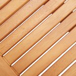 vidaXL Banc de jardin 2 places 120 cm Bois d'eucalyptus solide