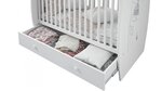 Lit NEVA 120 x 60 avec tiroir AMIS ZEN BLANC