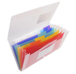 Trieur Midi 7 Compartiments En Polypropylène Crystal - 14x26cm - X 5 - Exacompta