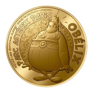 Mini médaille Monnaie de Paris 2023 - Obélix au Parc Astérix