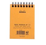 Bloc ri classic orange 7 5x10 5 5x5 80f microperforées 80g rhodia