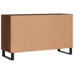 vidaXL Buffet chêne marron 100x36x60 cm bois d'ingénierie