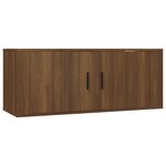 vidaXL Ensemble de meubles TV 8 Pièces Chêne marron Bois d'ingénierie