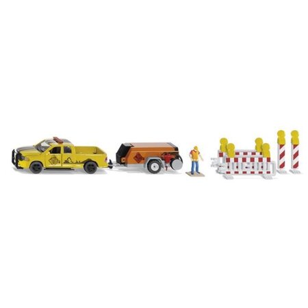 SIKU Ram 1500 avec remorque compresseur - Enfant garçon - Jaune