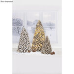 Sapin Arbre en bois noël 25x40 cm