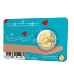 Pièce de monnaie 2 euro commémorative Belgique 2022 BU – Merci – Légende flamande