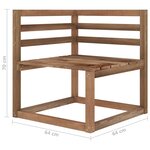 vidaXL Salon de jardin 6 Pièces avec coussins taupe