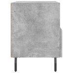 vidaXL Table de chevet gris béton 40x35x47 5 cm bois d’ingénierie