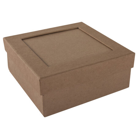 Boite carrée 12 x 12 x 5 cm Passepartout 7 8 x 7 8 cm