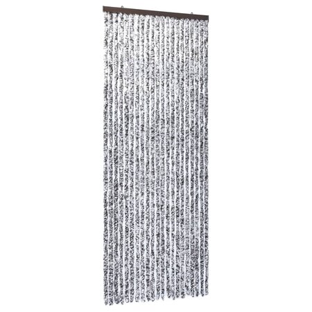 vidaXL Moustiquaire Marron et beige 90 x 220 cm Chenille