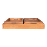 House Nordic Plateaux Christina 3 Pièces avec poignées Teck naturel