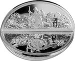 Pièce de monnaie en Argent 5 Dollars g 62.2 (2 oz) Millésime 2023 Three-Dimensional NOAH ARK 3D