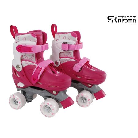 Street Rider Patins à roulettes réglables Rose 27-30