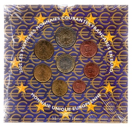 Coffret série euro BU France 2002