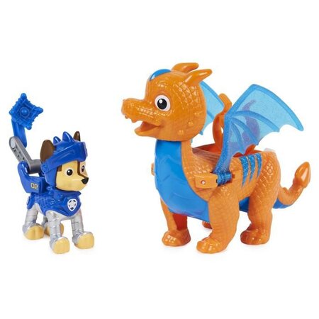 Pack de 2 figurines rescue knights la pat' patrouille (modele aléatoire)