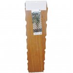 Nature Treillis de jardin 100 x 300 cm Bois Marron