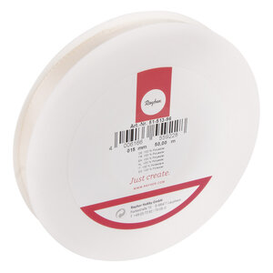 Ruban Taffetas Crème 15 mm Au mètre