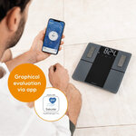 Beurer -balance de diagnostic avec bluetooth - réseau innovant entre smartphone et balance - bf 500 bt