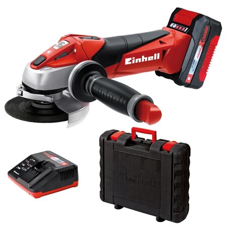 Meuleuse d'angle sans fil te-ag 18 li kit einhell 4431113
