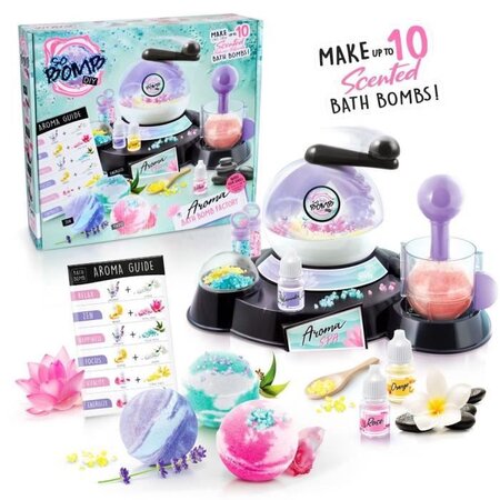CANAL TOYS - So DIY - La Fabrique a bombes de bain -Aromathérapie - So Bomb -Aroma  Bath Bomb factory - BBD 037