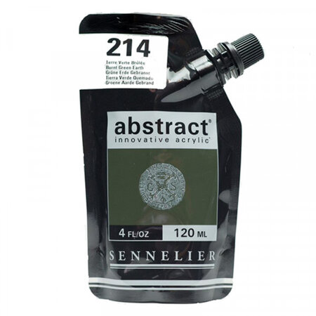 Peinture acrylique en sachet - terre verte brûlée - 120ml - sennelier