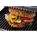 Grill panini double plaques rainurées 3 6 kw - stalgast -  - 570 x360x200mm
