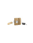 THIRARD - Verrou à bouton Universel ajustable pour entrée  HG 5+  dim. cylindre de 35 à 80mm  acier  5 clés  epoxy bronzze