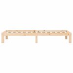 vidaXL Cadre de lit 90x200 cm bois de pin massif