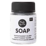 Pigment argenté pour savon 20 ml