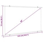 vidaXL Écran de projection 50" 16:9