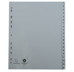 Intercalaires Imprimés Numériques Pp Gris Recyclé 20 Positions - A4 - Gris - X 20 - Exacompta