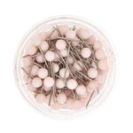 Petites Épingles décoratives 1 6 cm - rose