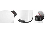 Poubelle à pédale ProfiLine Solid M, 12 litres, blanc HAILO