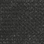 vidaXL Voile d'ombrage 160 g/m² Anthracite 2 5x2 5x3 5 m PEHD