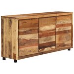 vidaXL Armoire latérale 160 x 38 x 79 cm Bois de récupération massif