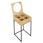 Coiffeuse compacte en bois abott bois