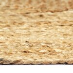 vidaXL Tapis fait à la main Jute 180x250 cm