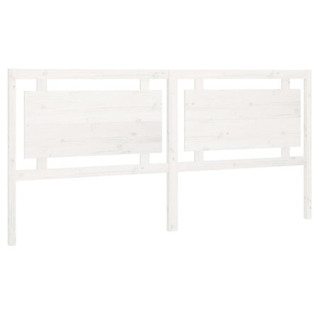 vidaXL Tête de lit blanc 205 5x4x100 cm bois massif de pin