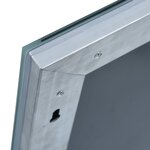 vidaXL Miroir mural à LED pour salle de bains 100x60 cm
