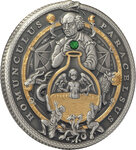 Monnaie en argent 5 dollars g 62.2 (2 oz) millésime 2023 alchemist homunculus paracelsus